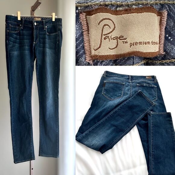 Paige Jeans Peg Skinny Jeans Size 27 - Picture 1 of 13